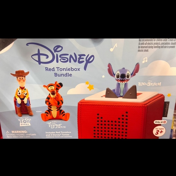 Tonies red bundle- box and three characters *NWT* - Picture 1 of 2